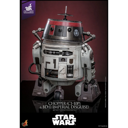 Star Wars — Chopper (C1-10P) & BD-1 (Imperial Disguise) 1/6 Figure Set (Hot Toys, Limited Edition of 2,000) — In Stock