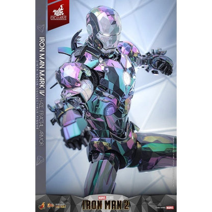 Iron Man 2 — Iron Man Mark IV (Haze Fractal Armor) Diecast 1/6 Figure (Hot Toys) — In Stock
