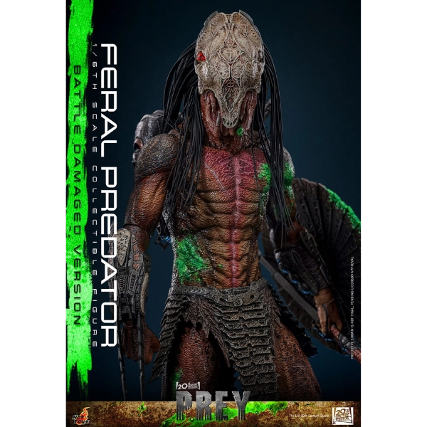 Prey — Feral Predator (Battle Damaged Version) 1/6 Figure (Hot Toys) — Pre-Order
