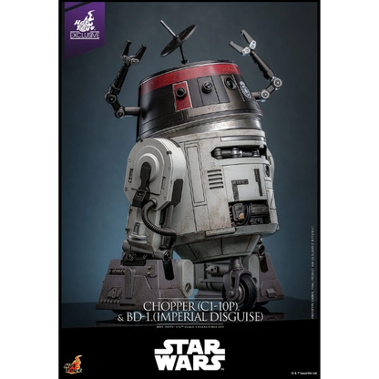 Star Wars — Chopper (C1-10P) & BD-1 (Imperial Disguise) 1/6 Figure Set (Hot Toys, Limited Edition of 2,000) — In Stock