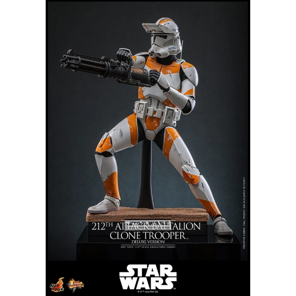 Star Wars — 212th Attack Battalion Clone Trooper (Deluxe Version) 1/6 Figure (Hot Toys, The Clone Wars) — Pre-Order