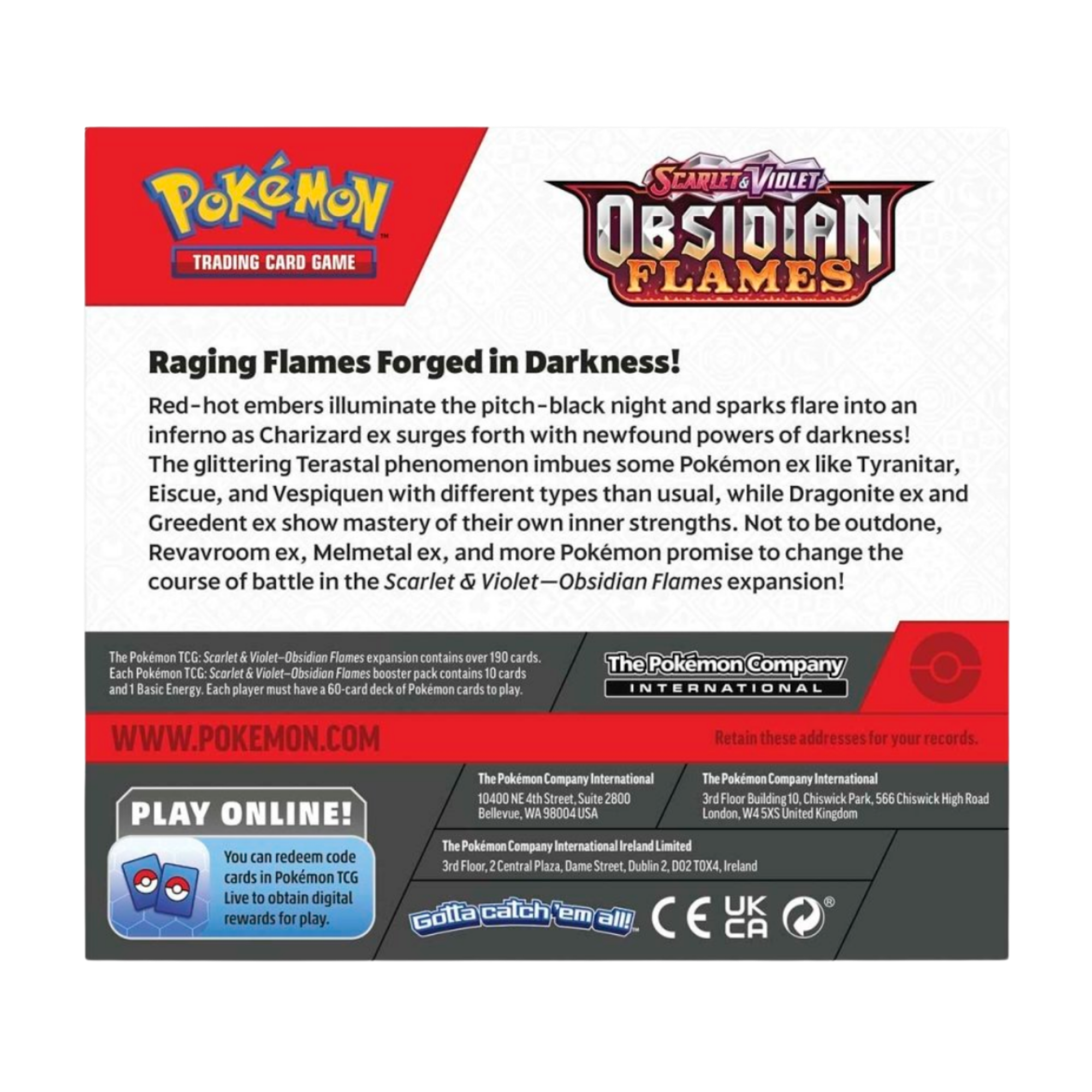 Pokémon TCG — Obsidian Flames Booster Box