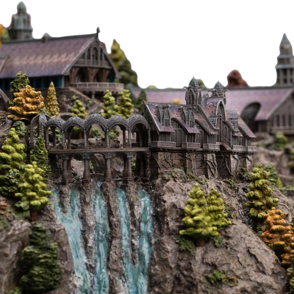 Lord of the Rings — Rivendell Diorama (Weta Workshop, Limited Edition of 1,000) — Includes Free Paul Lasaine Art Print