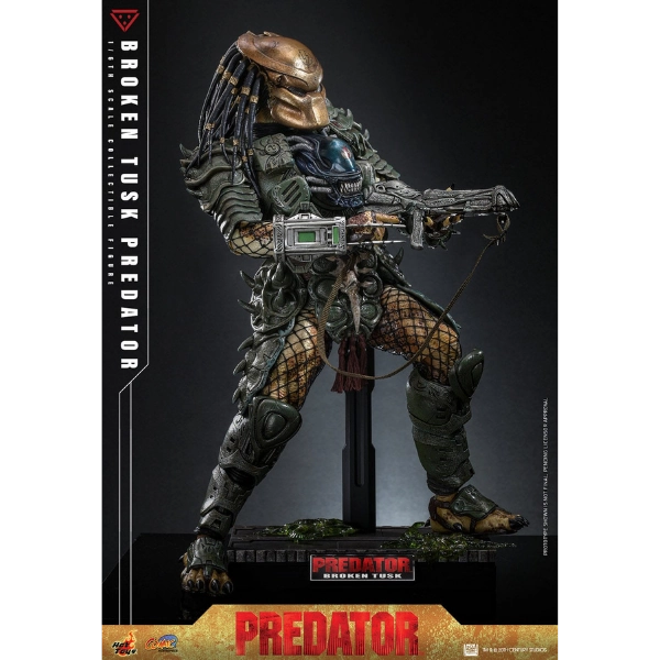 Alien vs. Predator — Broken Tusk Predator 1/6 Figure (Hot Toys) — Pre-Order