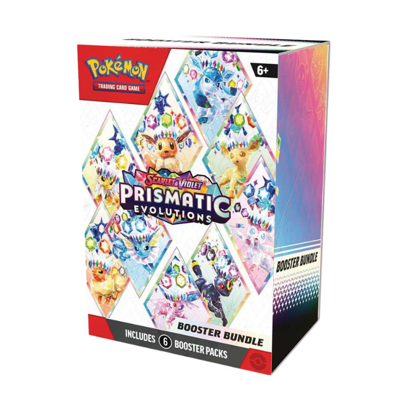 Pokémon TCG: Prismatic Evolutions Booster Bundle (6 Packs)