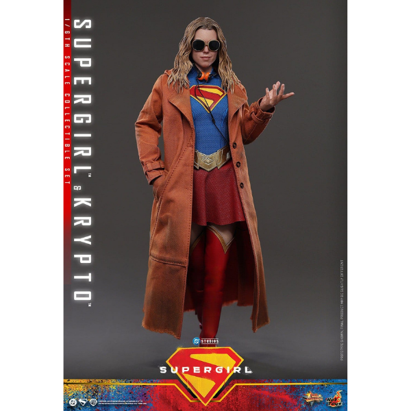 DC Comics — Supergirl & Krypto 1/6 Figure Set (Hot Toys, Supergirl) — Pre-Order