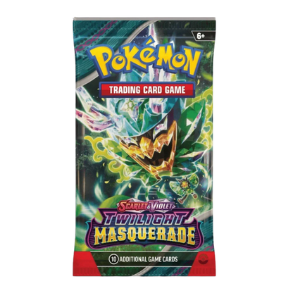 Pokémon TCG — Twilight Masquerade Half Booster Box (18 Packs)