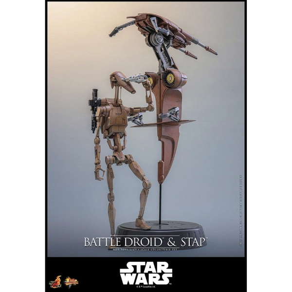 Star Wars — Battle Droid & STAP 1/6 Figure Set (Hot Toys, The Phantom Menace) — Pre-Order