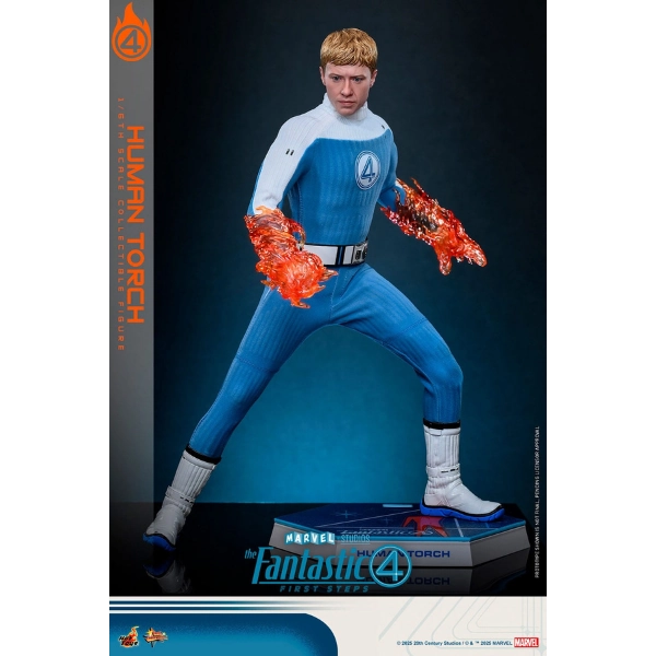Marvel — Human Torch 1/6 Figure (Hot Toys, The Fantastic Four: First Steps) — Pre-Order