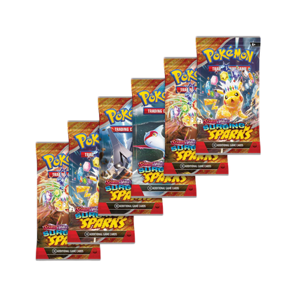 Pokémon TCG: Surging Sparks Booster Bundle (6 Packs)