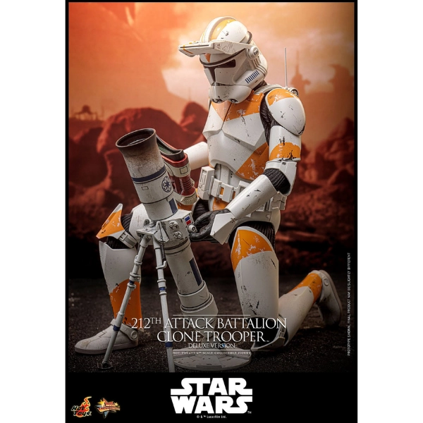 Star Wars — 212th Attack Battalion Clone Trooper (Deluxe Version) 1/6 Figure (Hot Toys, The Clone Wars) — Pre-Order