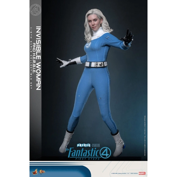 Marvel — Invisible Woman & H.E.R.B.I.E. 1/6 Figure Set (Hot Toys, The Fantastic Four: First Steps) — Pre-Order
