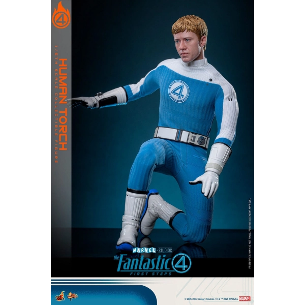 Marvel — Human Torch 1/6 Figure (Hot Toys, The Fantastic Four: First Steps) — Pre-Order