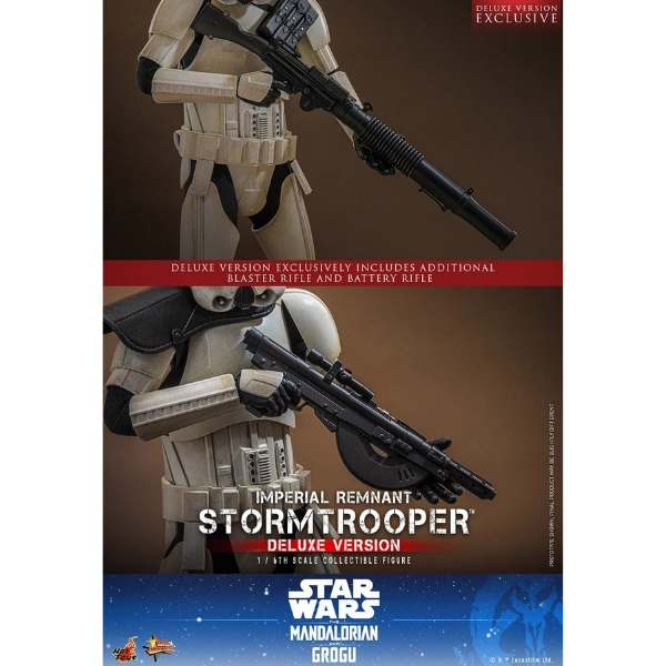 Star Wars — Imperial Remnant Stormtrooper (Deluxe Version) 1/6 Figure (Hot Toys, The Mandalorian & Grogu) — Pre-Order