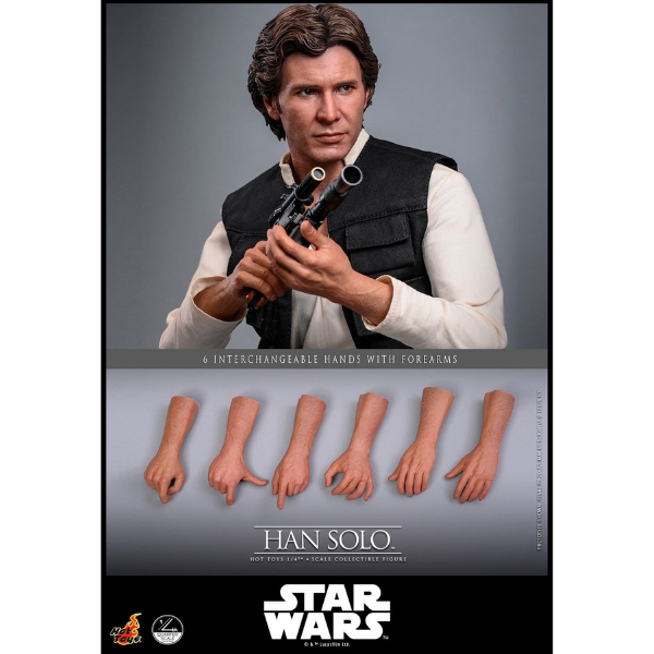 Star Wars — Han Solo 1/4 Scale Figure (Hot Toys, A New Hope) — Pre-Order