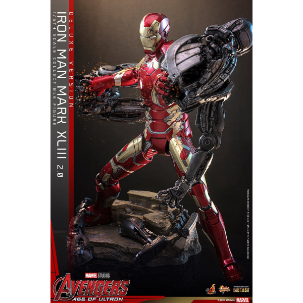 Marvel — Iron Man Mark XLIII (2.0) Diecast (Deluxe Version) 1/6 Figure (Hot Toys, Avengers: Age of Ultron) — Pre-Order