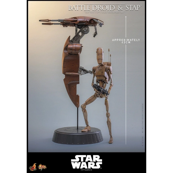 Star Wars — Battle Droid & STAP 1/6 Figure Set (Hot Toys, The Phantom Menace) — Pre-Order