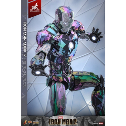 Iron Man 2 — Iron Man Mark IV (Haze Fractal Armor) Diecast 1/6 Figure (Hot Toys) — In Stock
