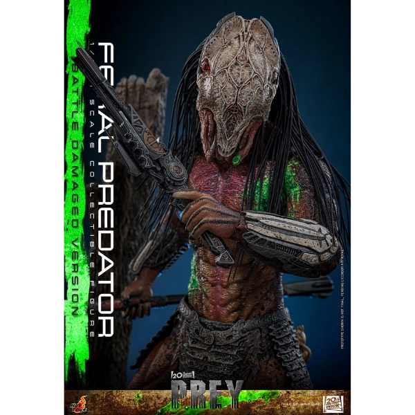 Prey — Feral Predator (Battle Damaged Version) 1/6 Figure (Hot Toys) — Pre-Order