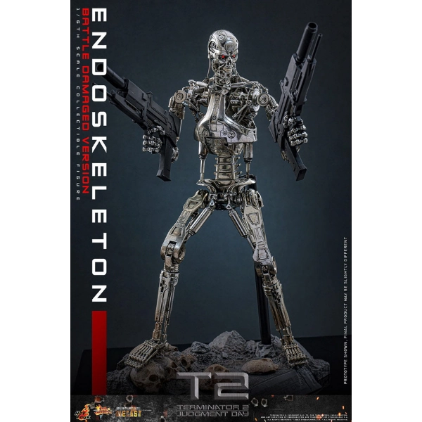 Terminator 2: Judgment Day — Endoskeleton (Battle Damaged Version) 1/6 Diecast Figure (Hot Toys) — Pre-Order