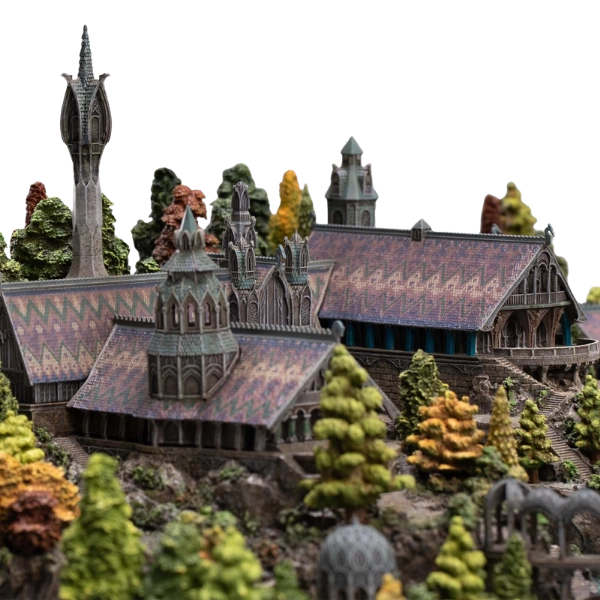 Lord of the Rings — Rivendell Diorama (Weta Workshop, Limited Edition of 1,000) — Includes Free Paul Lasaine Art Print