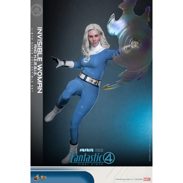 Marvel — Invisible Woman & H.E.R.B.I.E. 1/6 Figure Set (Hot Toys, The Fantastic Four: First Steps) — Pre-Order