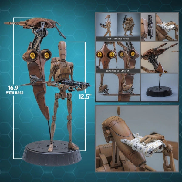 Star Wars — Battle Droid & STAP 1/6 Figure Set (Hot Toys, The Phantom Menace) — Pre-Order