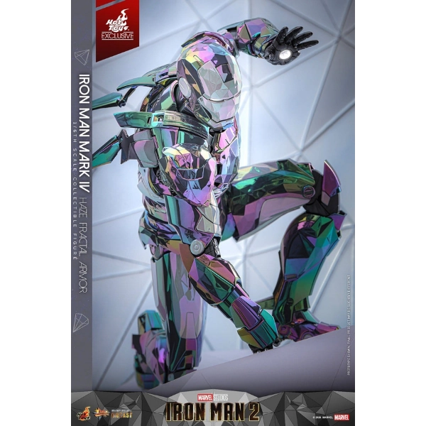 Iron Man 2 — Iron Man Mark IV (Haze Fractal Armor) Diecast 1/6 Figure (Hot Toys) — In Stock