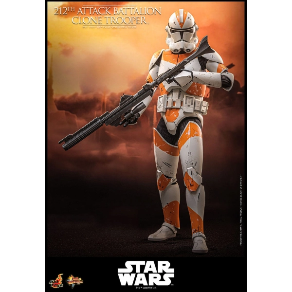 Star Wars — 212th Attack Battalion Clone Trooper (Deluxe Version) 1/6 Figure (Hot Toys, The Clone Wars) — Pre-Order