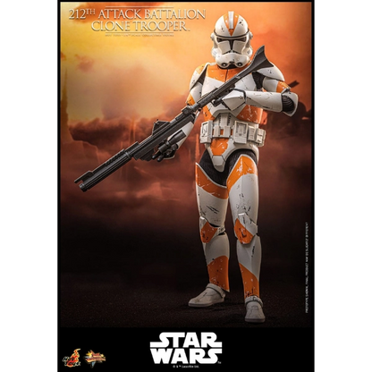 Star Wars — 212th Attack Battalion Clone Trooper (Deluxe Version) 1/6 Figure (Hot Toys, The Clone Wars) — Pre-Order