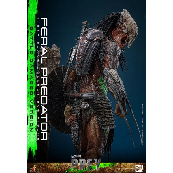 Prey — Feral Predator (Battle Damaged Version) 1/6 Figure (Hot Toys) — Pre-Order