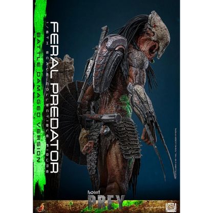 Prey — Feral Predator (Battle Damaged Version) 1/6 Figure (Hot Toys) — Pre-Order