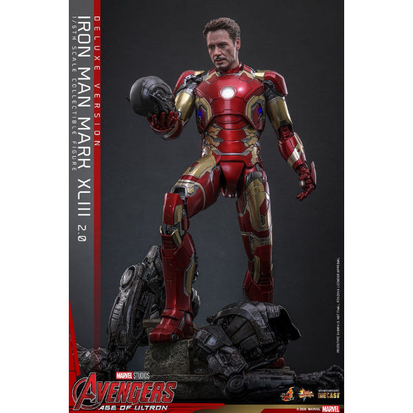 Marvel — Iron Man Mark XLIII (2.0) Diecast (Deluxe Version) 1/6 Figure (Hot Toys, Avengers: Age of Ultron) — Pre-Order