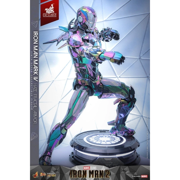 Iron Man 2 — Iron Man Mark IV (Haze Fractal Armor) Diecast 1/6 Figure (Hot Toys) — In Stock