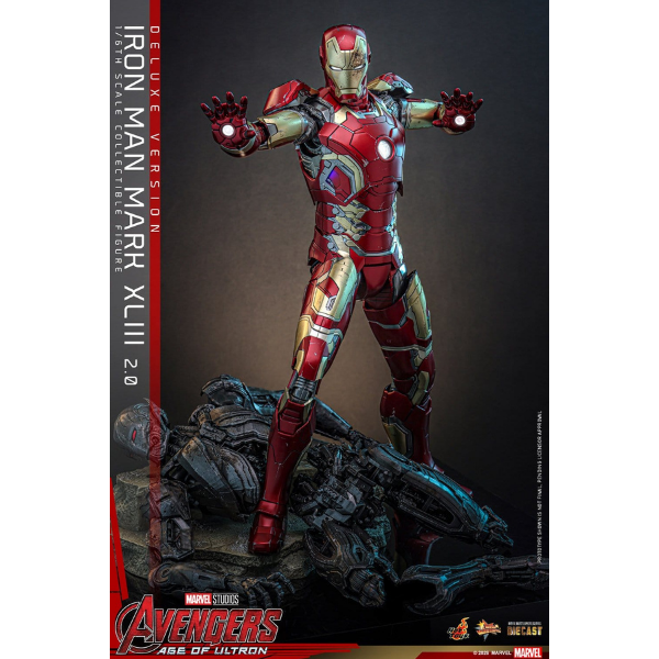 Marvel — Iron Man Mark XLIII (2.0) Diecast (Deluxe Version) 1/6 Figure (Hot Toys, Avengers: Age of Ultron) — Pre-Order