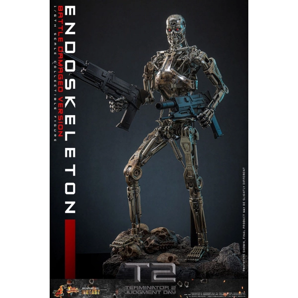 Terminator 2: Judgment Day — Endoskeleton (Battle Damaged Version) 1/6 Diecast Figure (Hot Toys) — Pre-Order