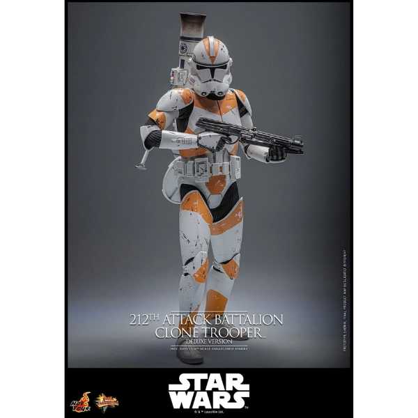 Star Wars — 212th Attack Battalion Clone Trooper (Deluxe Version) 1/6 Figure (Hot Toys, The Clone Wars) — Pre-Order