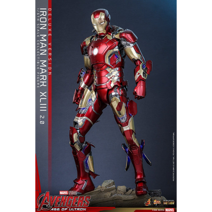 Marvel — Iron Man Mark XLIII (2.0) Diecast (Deluxe Version) 1/6 Figure (Hot Toys, Avengers: Age of Ultron) — Pre-Order