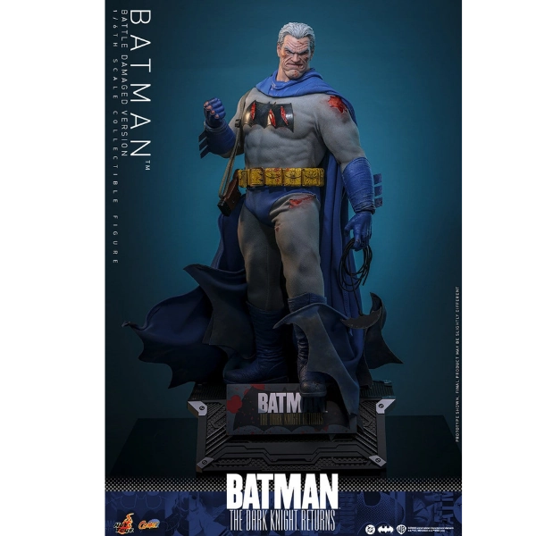 DC Comics — Batman (Battle Damaged Version) 1/6 Figure (Hot Toys, The Dark Knight Returns, 40th Anniversary) — Pre-Order