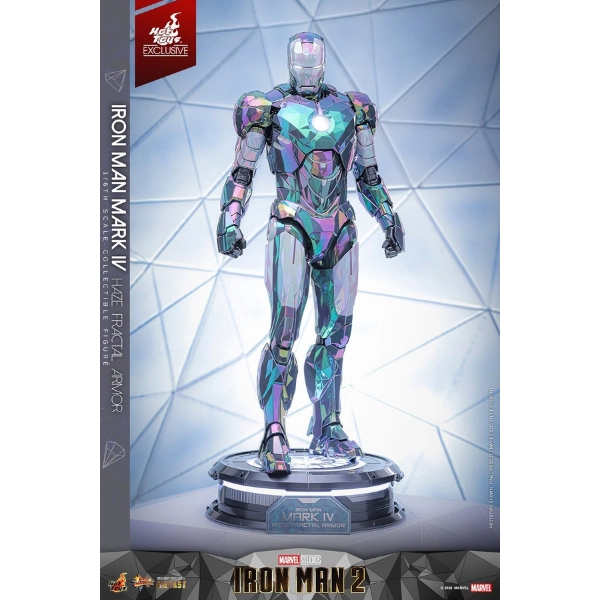 Iron Man 2 — Iron Man Mark IV (Haze Fractal Armor) Diecast 1/6 Figure (Hot Toys) — In Stock