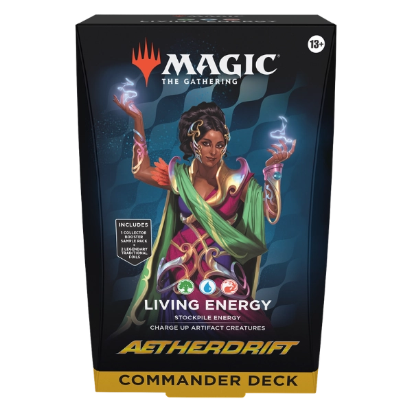 ⚡ Magic: The Gathering — Aetherdrift Commander Deck: Living Energy
