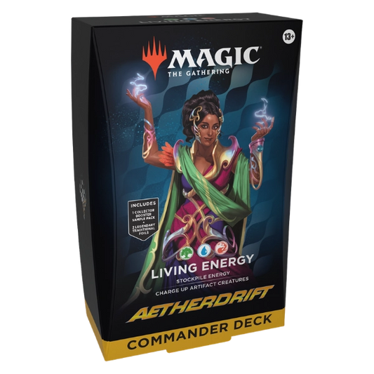 ⚡ Magic: The Gathering — Aetherdrift Commander Deck: Living Energy