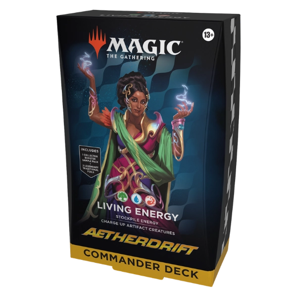 ⚡ Magic: The Gathering — Aetherdrift Commander Deck: Living Energy