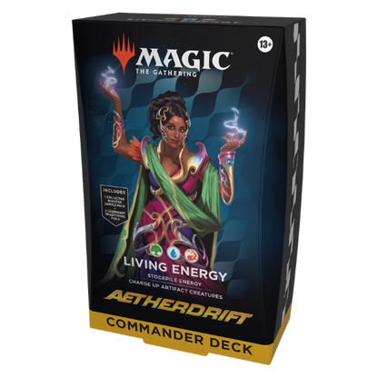 ⚡ Magic: The Gathering — Aetherdrift Commander Deck: Living Energy