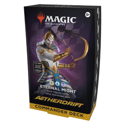 ⚡ Magic: The Gathering — Aetherdrift Commander Deck: Eternal Might