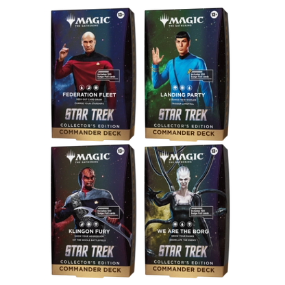 Magic: The Gathering | Star Trek — Collector's Edition Commander Deck — Case of 4 — Pre-Order