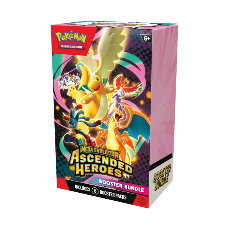 Pokémon TCG: Ascended Heroes Booster Bundle (6 Packs)