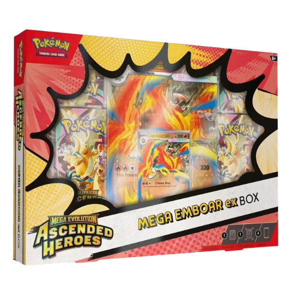 Pokémon TCG — Mega Evolution: Ascended Heroes Mega Emboar ex Box