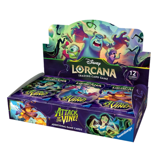 Disney Lorcana: Attack of the Vine — Booster Box (24 Packs)