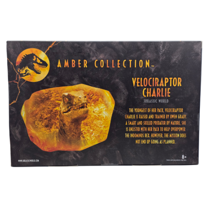 Jurassic World Amber Collection — Charlie Velociraptor 6-Inch Action Figure (Jurassic World)